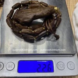 越南天然沉香項鍊2條